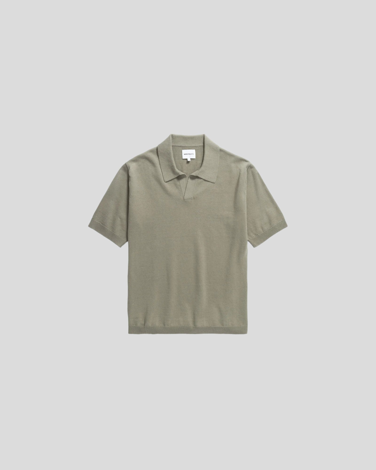 Norse Projects || Leif Cotton Linen Polo -Clay