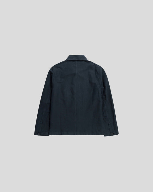 Norse Projects || Tyge Cotton Linen Overshirt - Dark Navy
