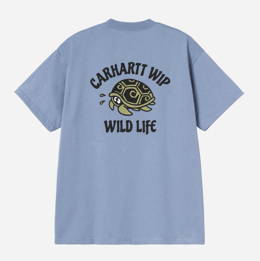 Carhartt || Wild Life T-shirt - Gentle Blue - M’ Carhartt