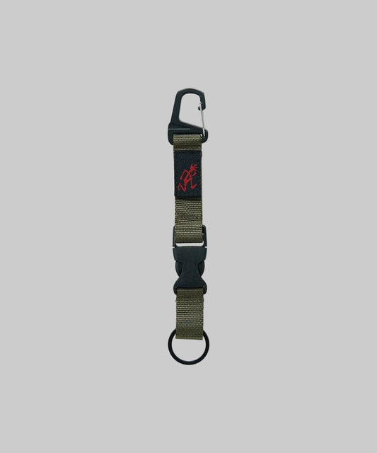 Gramicci || Webbing Key Holder - Dark Olive - M’ Gramicci
