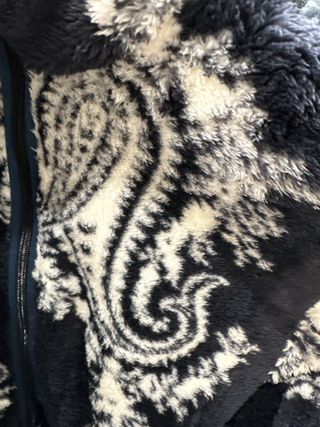 Carhartt || Jebson Sweat Jacket - Paisley Big / Black Carhartt