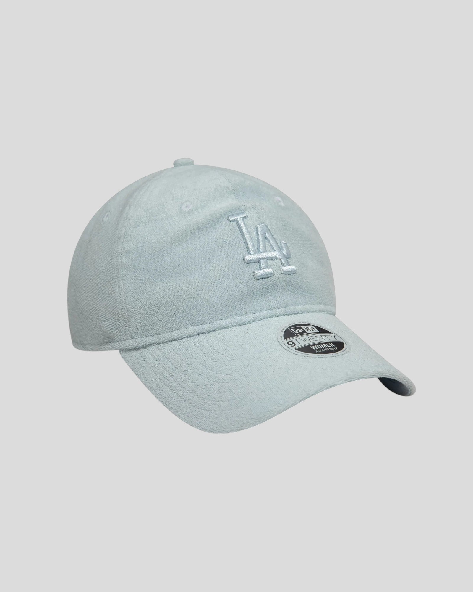 New Era || 9TWENTY Adjustable LA Dodgers Towelling - Bleu Pastel - Femme New Era
