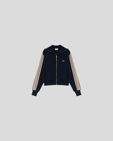 Autry || Jacket Main Wom - Knit Blue Autry