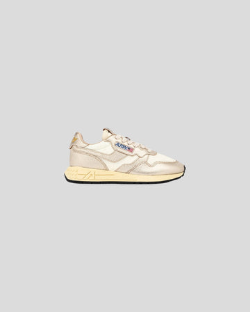 Autry || Reelwind Low Wom - AN02 White / Gold Autry