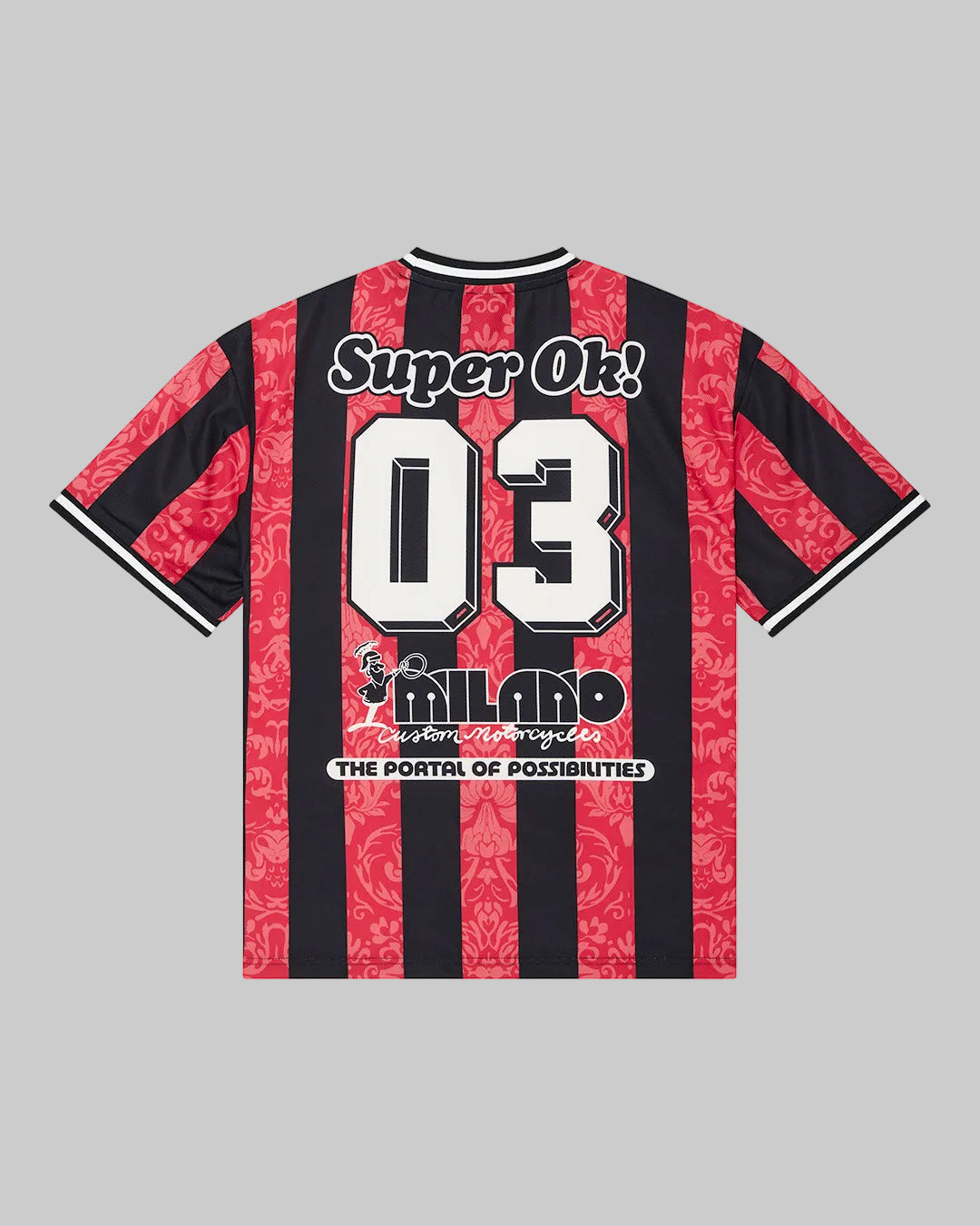 Deus || Nouveau Moto Tee - Fiery Red - M’ Deus ex machina