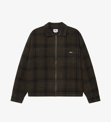 Obey || Parker Zip Shirt Jacket - Rosin Multi - M’ Obey