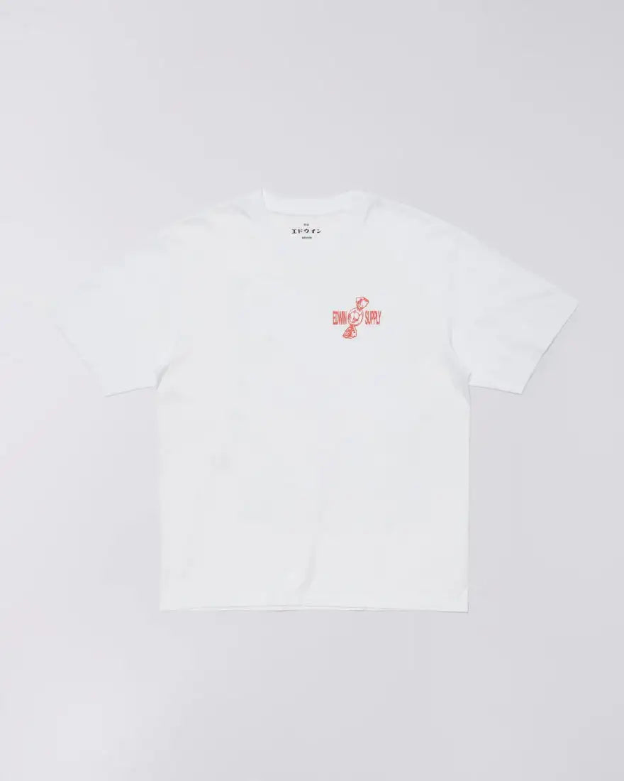 Edwin || Sorry Tokyo TS - White Garment Washed - M’ Edwin