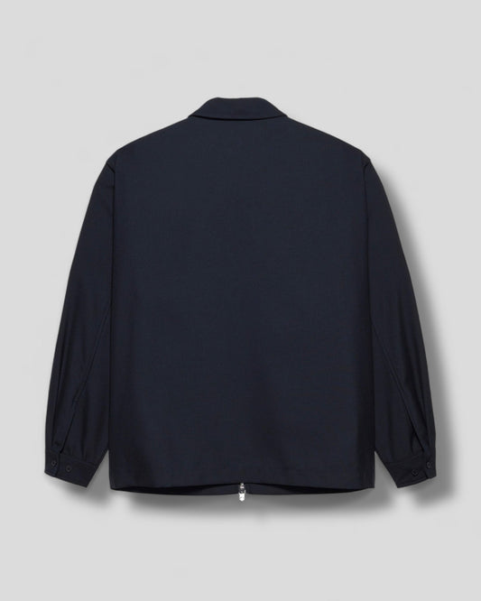 New Amsterdam || Linen Wool Overshirt - Night - M’ New Amsterdam Surf Association