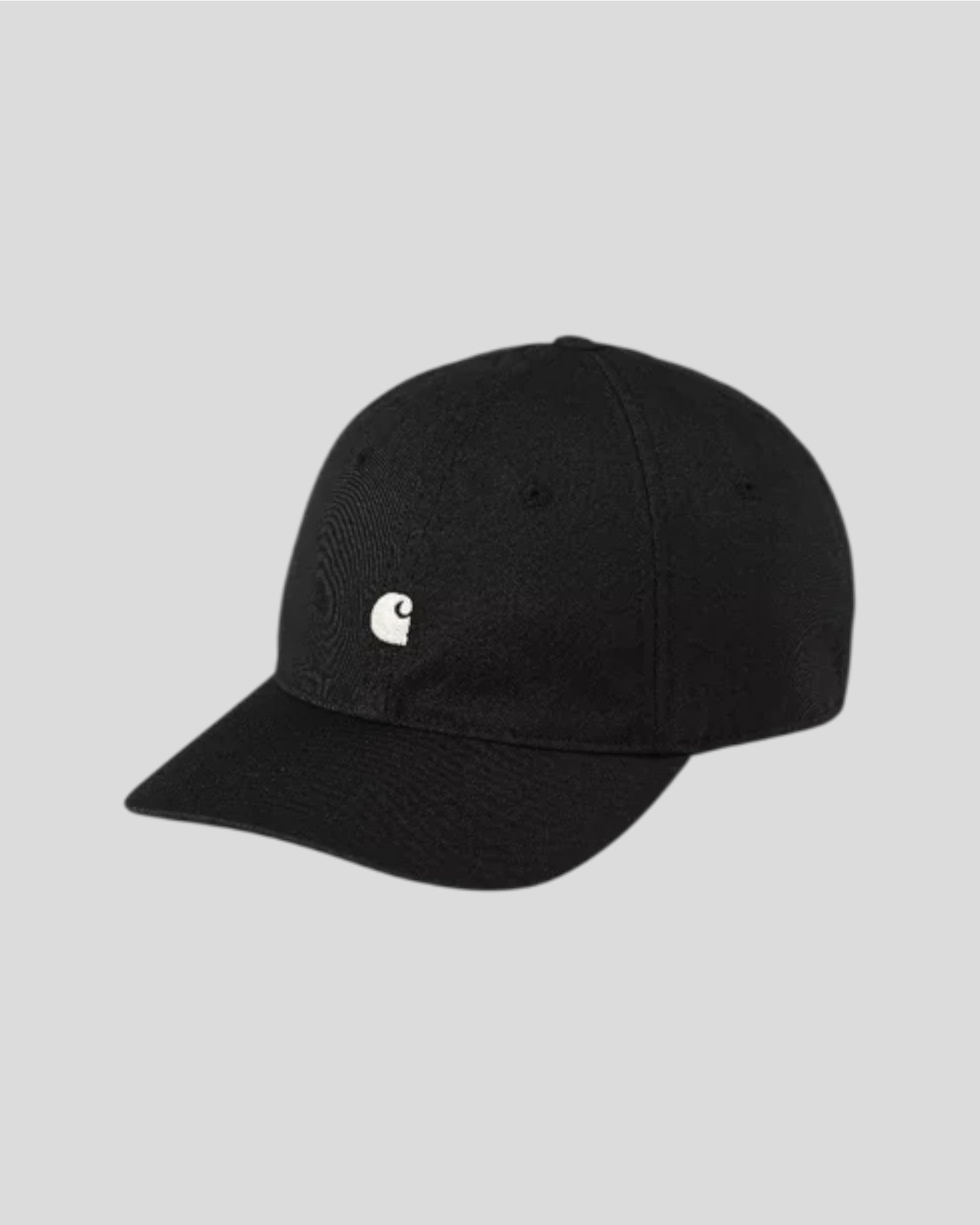 Carhartt || Madison Logo Cap - Black / White - M’ Carhartt