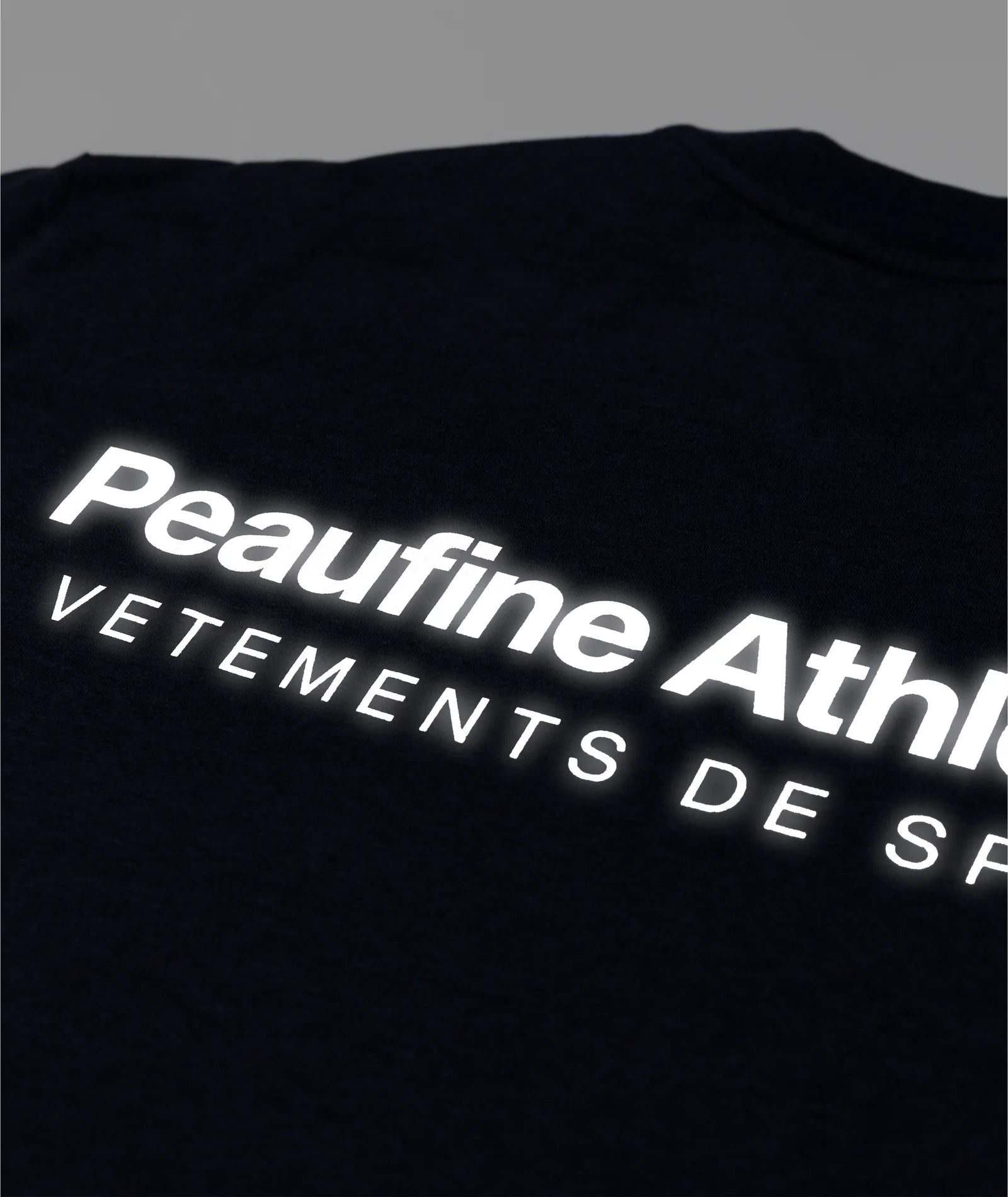 Peaufine || Wood T-Shirt - Night Run 3M - Black - M’ Peaufine