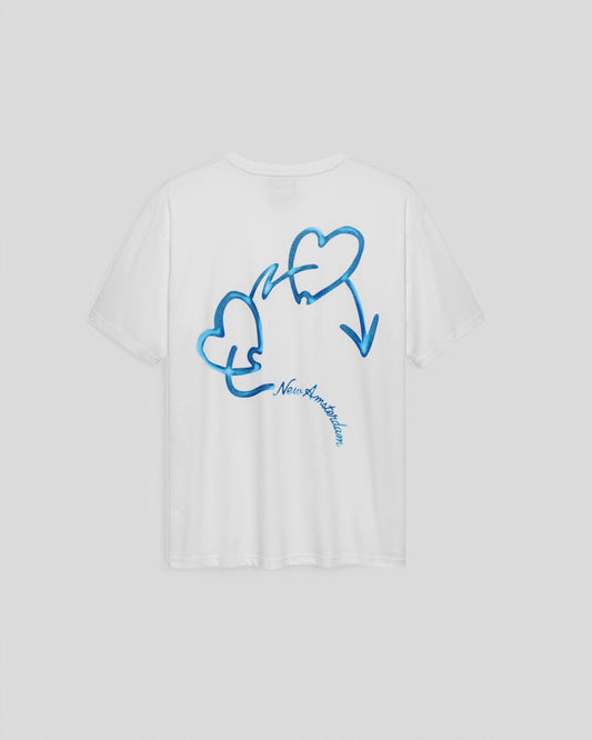 Universal Works || Love Connect Tee - White New Amsterdam