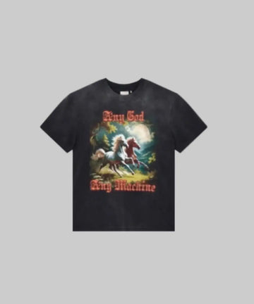 Deus || Horseplay Tee - Black - M’ Deus ex machina