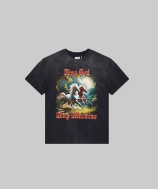 Deus || Horseplay Tee - Black - M’ Deus ex machina