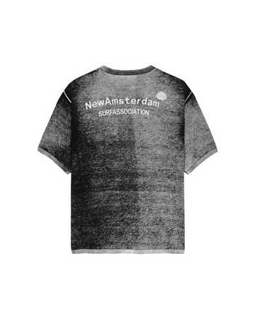 New Amsterdam || Logo Knit Tee Inside Print - Black - M"