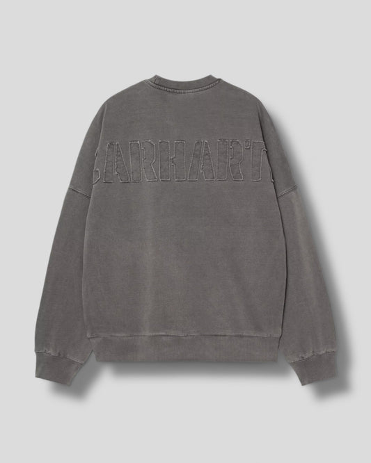 Carhartt || RGGD Sweat - Black Garment Dyed - M' Carhartt