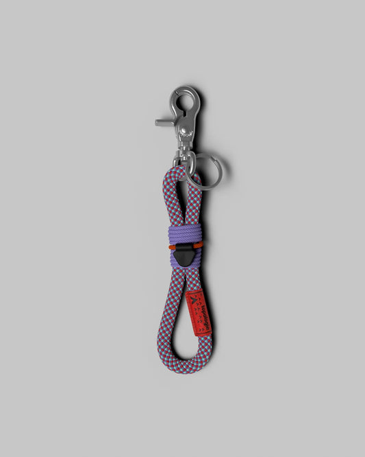 Topologie || 8mm Loop Key holder - Purple Aster Lattice Topologie