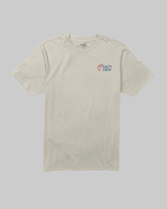 Salty Crew || Bait Shop S/S Tee - Moonbeam - M’ Salty Crew