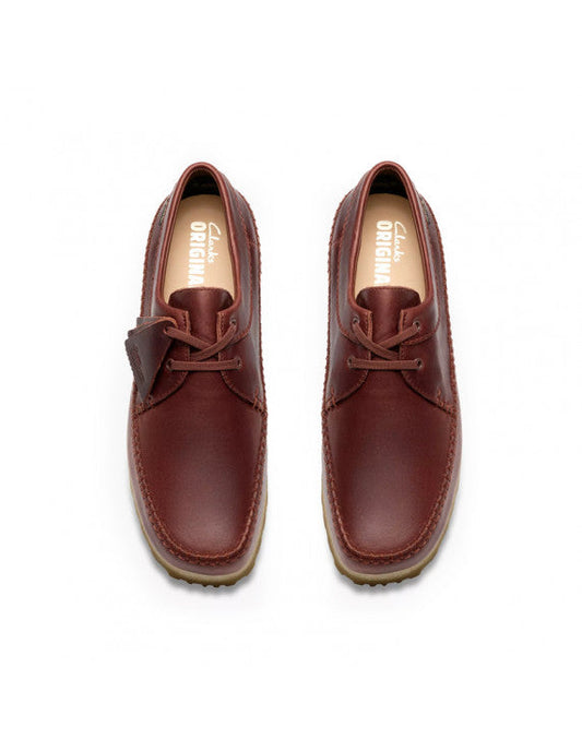 Clark’s || Weaver GTX RB - Brown Leather - M’ Clarks