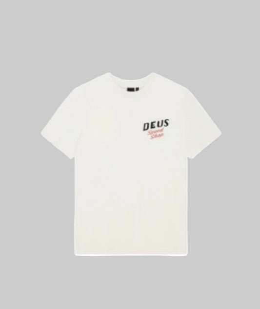 Deus || Dogleg Tee - Dirty White - M’ Deus ex machina