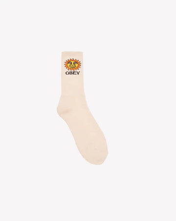 Obey ||Sunshine Socks- Unbleached Obey