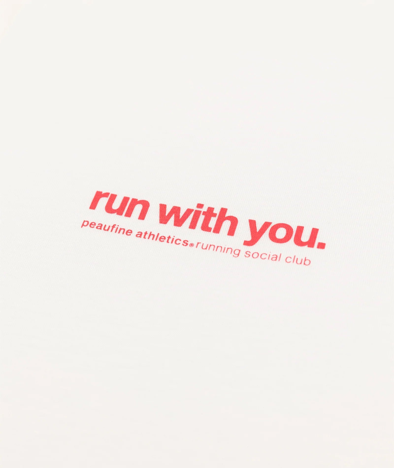 Peaufine || Wood T-Shirt - Wanna Run With You - Off White - M’ Peaufine