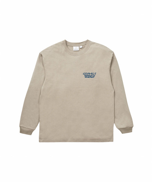 Gramicci || Napping Climber L/S Tee - Smoky Sand Gramicci