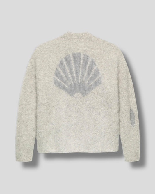 New Amsterdam || Alpaca Blend Crewneck - Grey - M’ New Amsterdam Surf Association