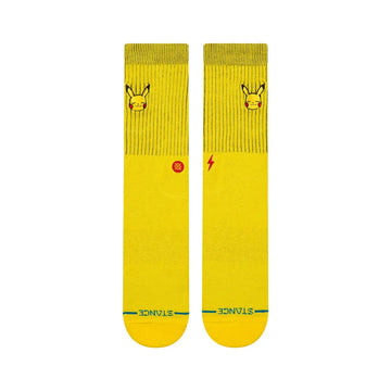 Stance || Pikachu Crew Sock - Yellow - M’ Stance
