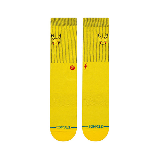 Stance || Pikachu Crew Sock - Yellow - M’ Stance