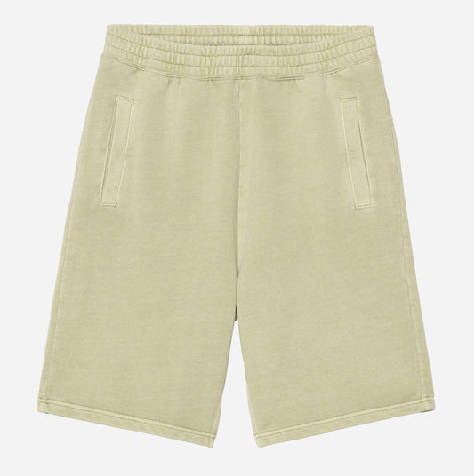 Carhartt || Nelson Sweat Short - Gentle Green Garment Dyed - M’ Carhartt