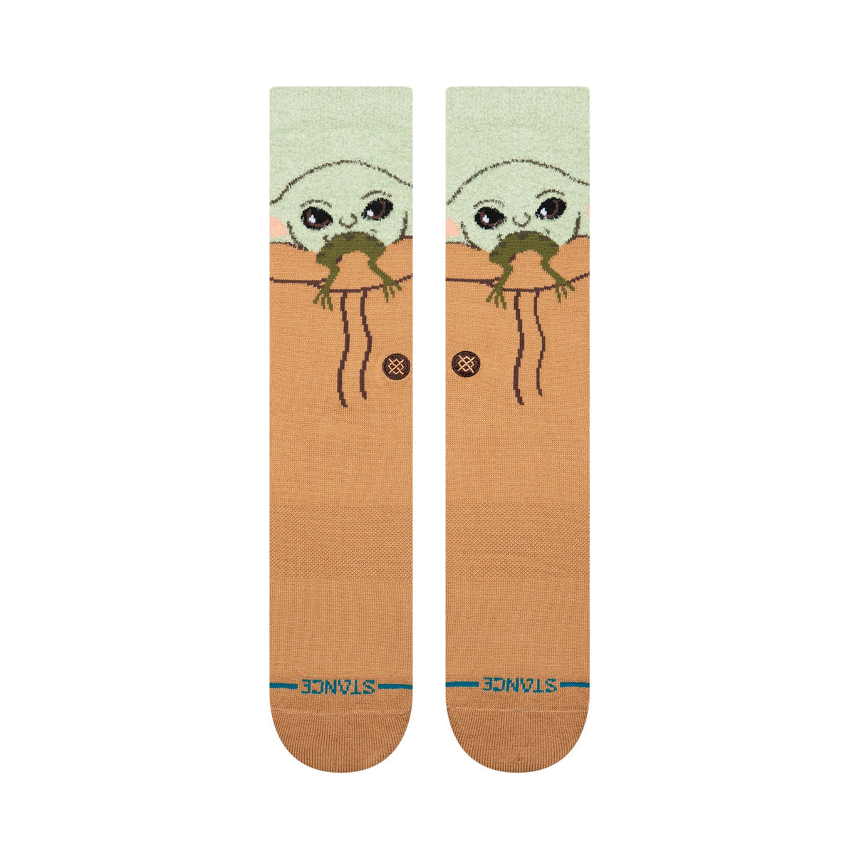Stance || Grogu Hungry Crew Sock - Green - M’ Stance
