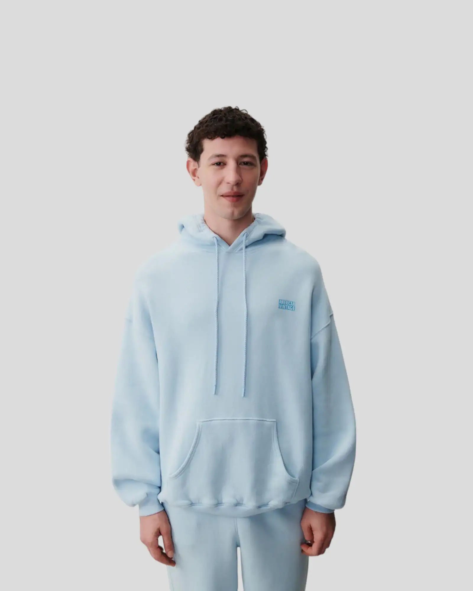 American Vintage || Izubird Sweat - Homme - Ciel Vintage American Vintage