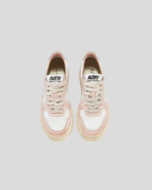 Autry || Medalist Super Vintage SV35 - Grey/ Pink W'