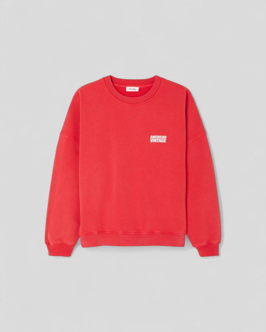 American Vintage || Plizzy Sweat Femme - Volcan Vintage American Vintage