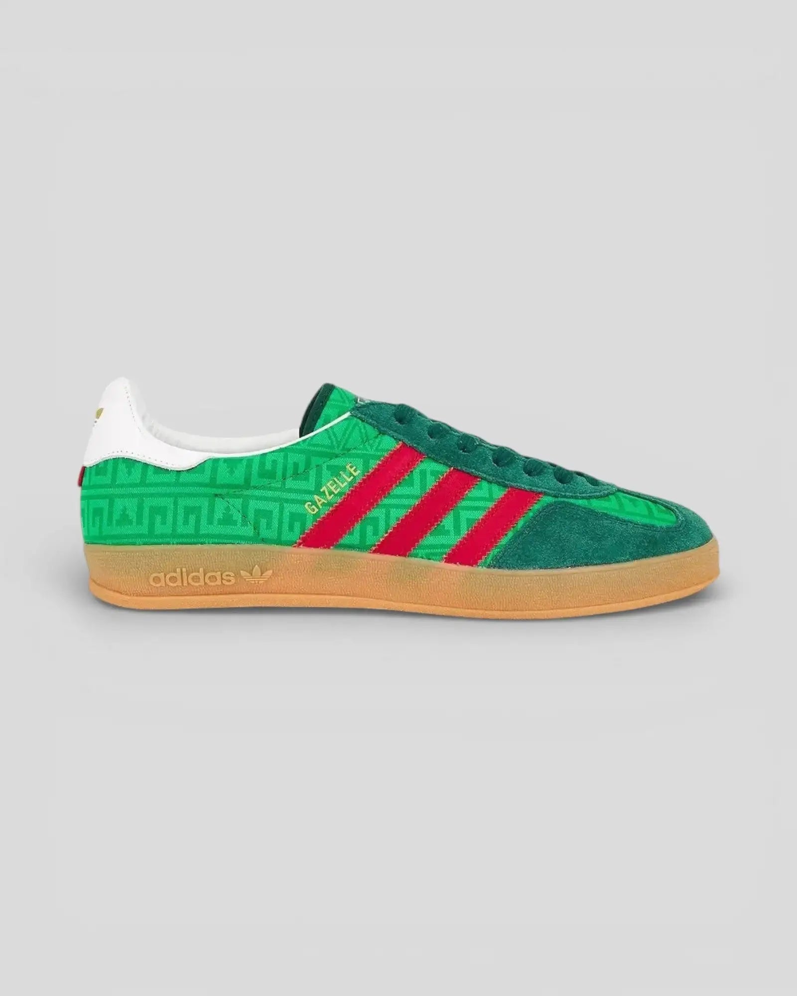 Adidas || Gazelle Indoor - Green/Red/Gom - M' Adidas