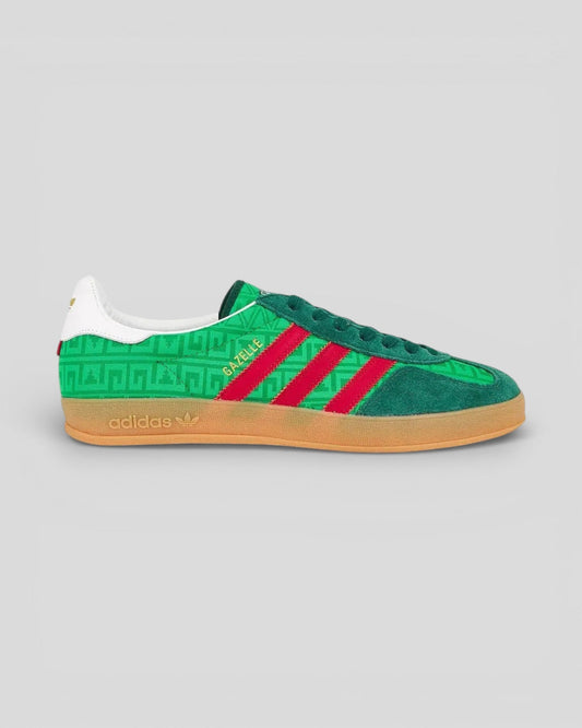 Adidas || Gazelle Indoor - Green/Red/Gom - M' Adidas