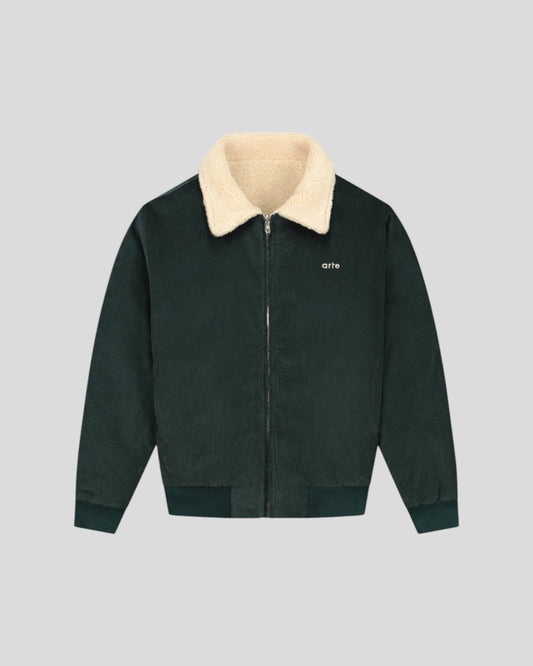 Arte || Sherpa Jacket - Green Arte