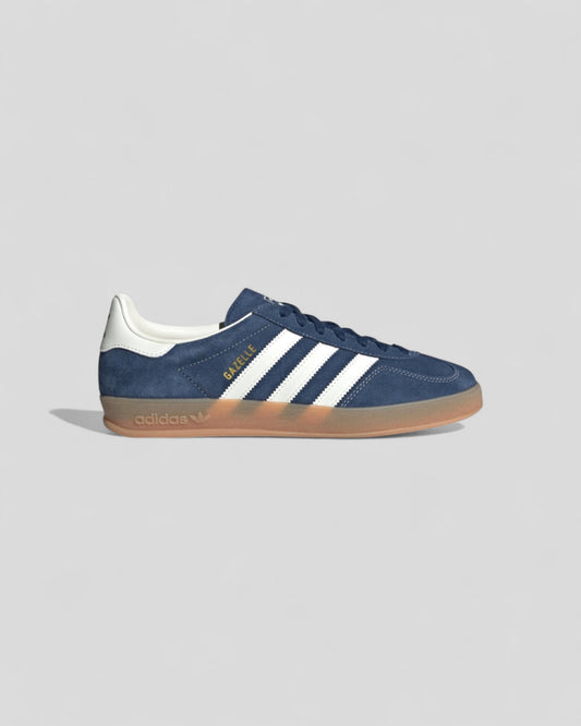 Adidas || Gazelle Indoor - Indigo/White/Gom - M' Adidas