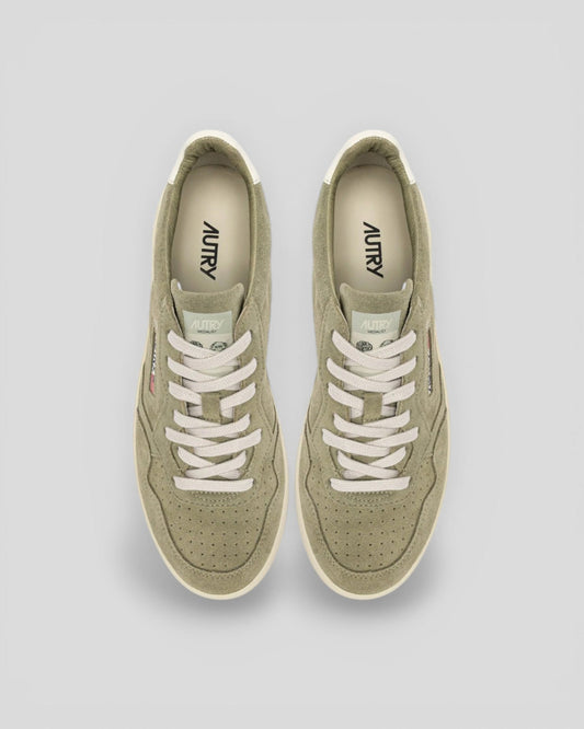 Autry || Medalist UH09 -  Daim Gray Green/Blanc Autry