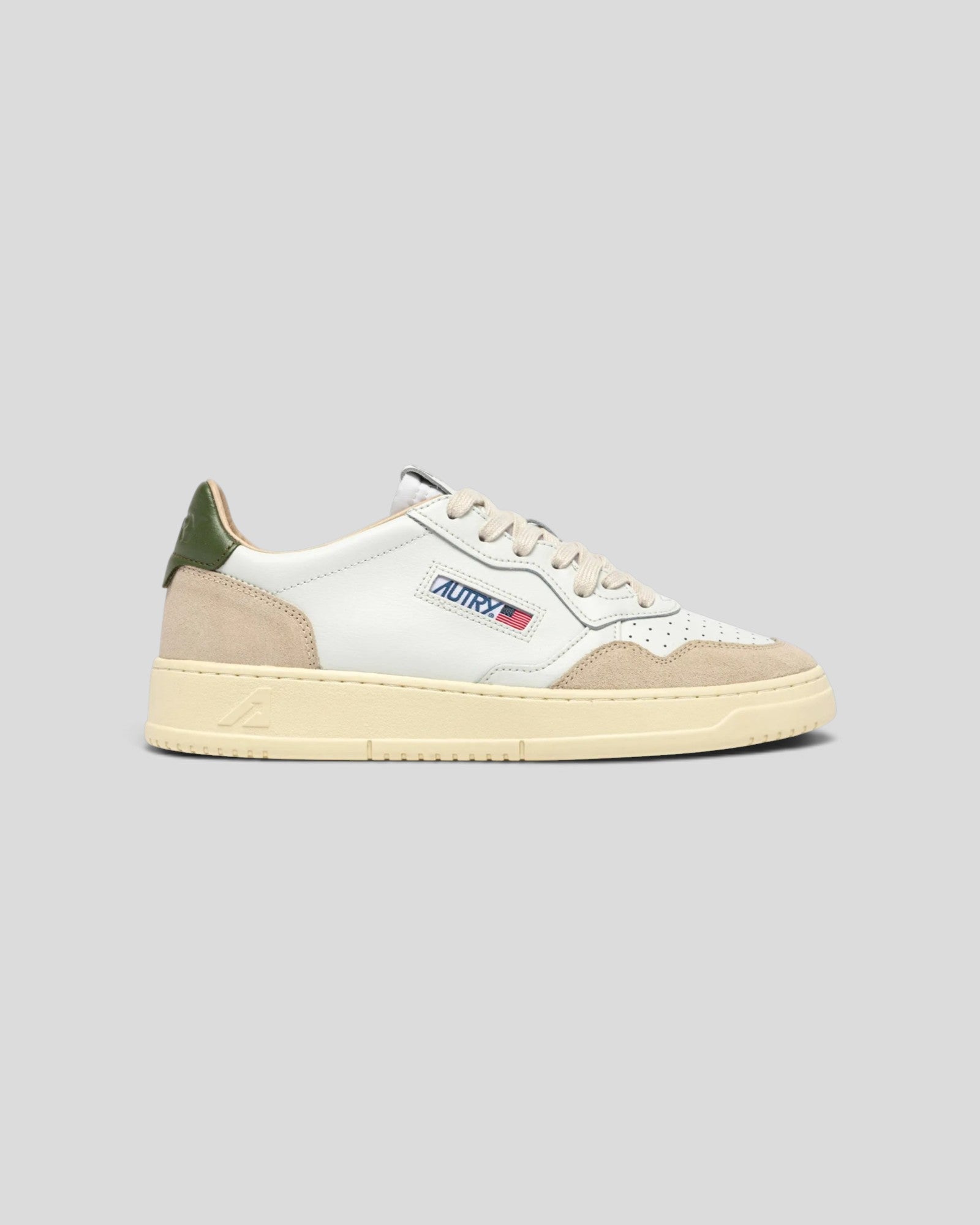Autry || LS17 - Suede/White/Green - M' Autry