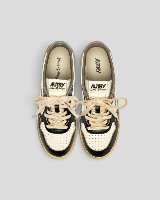 Autry || Super Vintage SV06 - White/ Black / Kaki - M' Autry