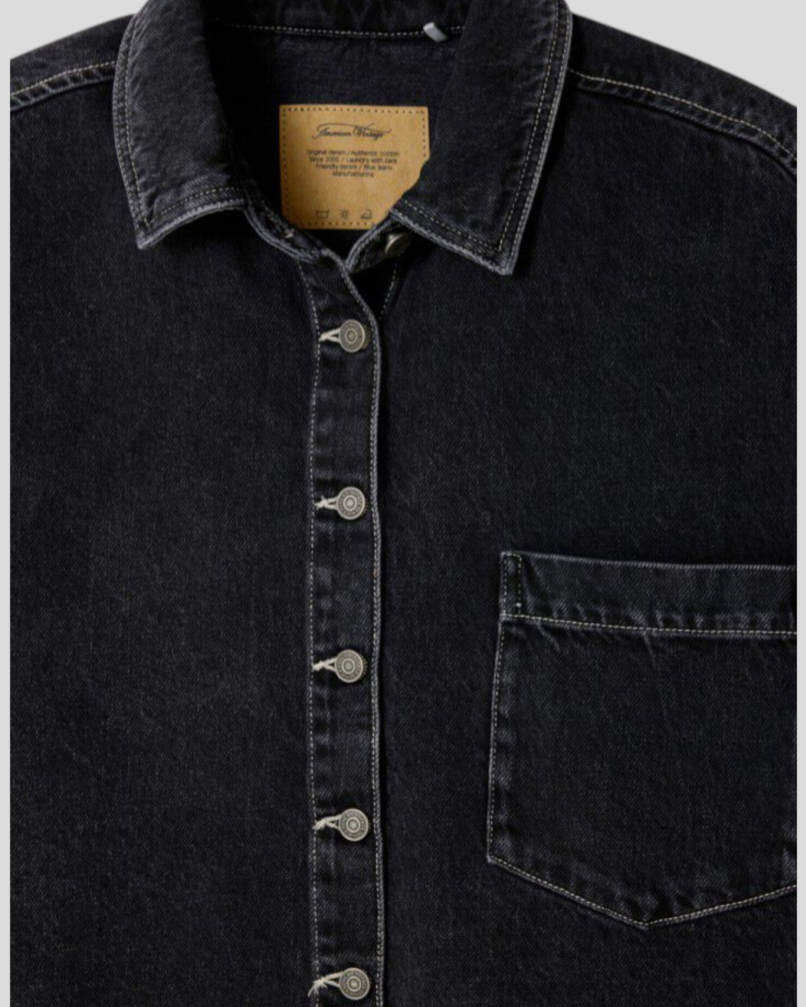 American Vintage || Yopday Chemise - Black Vintage American Vintage