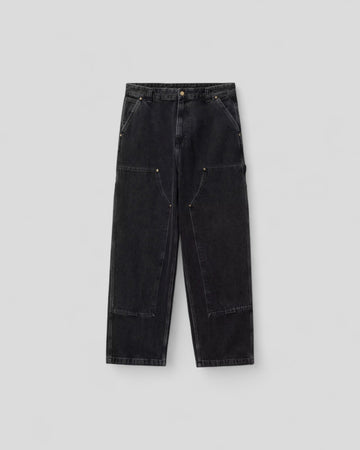 Carhartt || Nash Double Knee - Black Stone Washed - M’ Carhartt