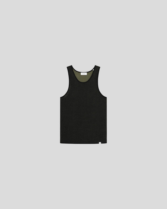 Les Deux || Bateman Knit Tank Top - Black Les Deux