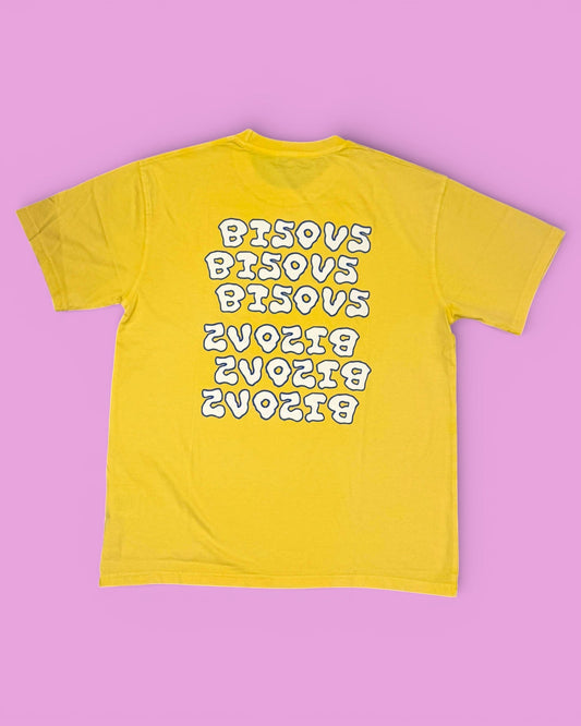 Bisous Bisous || T-shirt Slime - Yellow - M' Bisous Skateboards
