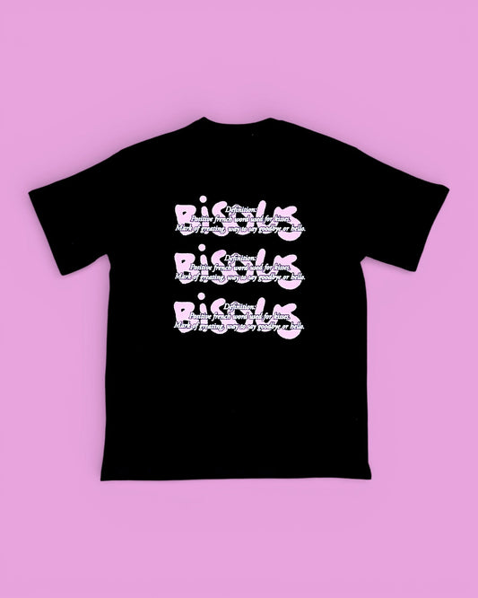 Bisous Bisous || T-shirt Body Language - Black - M' Bisous Skateboards