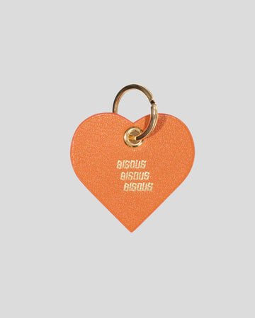 Bisous Bisous || Key ring Coeur - Orange