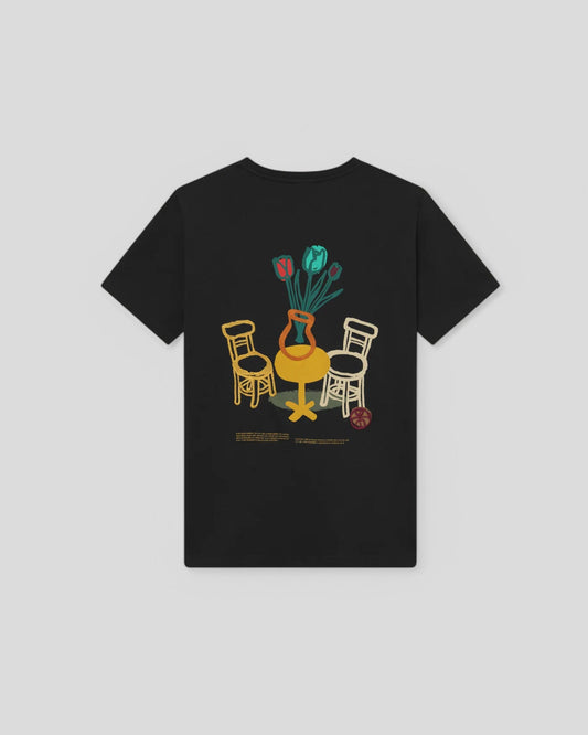 Les Deux || Bruno Café T-Shirt - Black