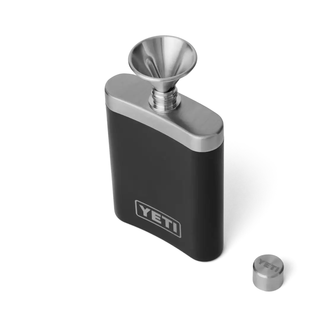 Yeti || Rambler Flask - Black - M’ Yeti