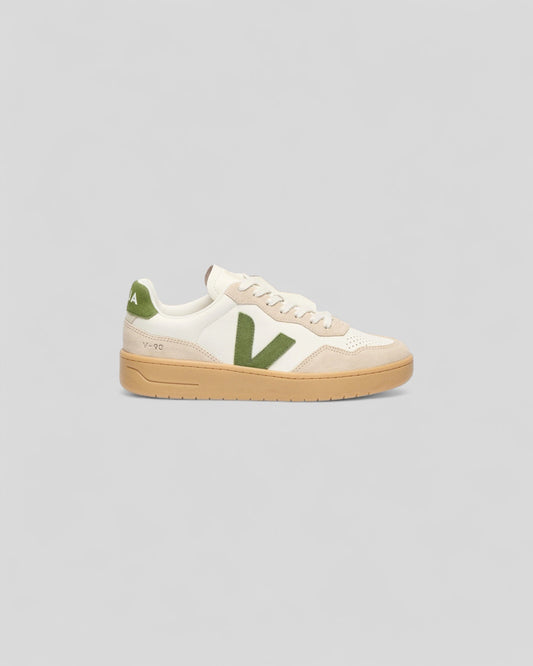Veja || V-90 Leather - Pure Kiwi Almond Natural - M' Veja